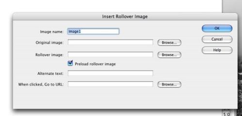 Cómo crear un rollover Enlace en Adobe Dreamweaver