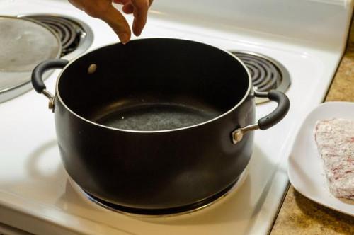 ¿Cómo puedo cocinar carne ablandada fondo redondo?