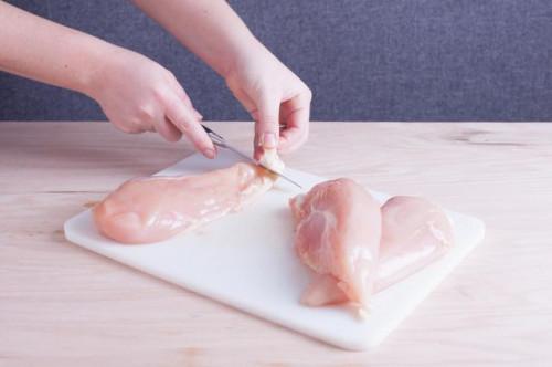 Cómo cocer al horno pechugas de pollo en crema de sopa de pollo