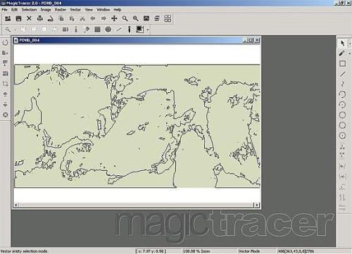 Cómo convertir mapas de bits al vector Con MagicTracer