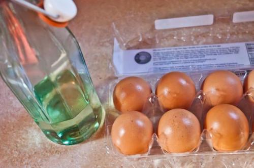 Yema de huevo & Aceite de oliva para el pelo