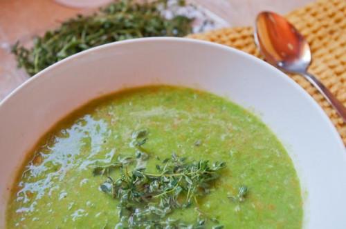 ¿Cuántas calorías se encuentran en casa sopa de verduras?