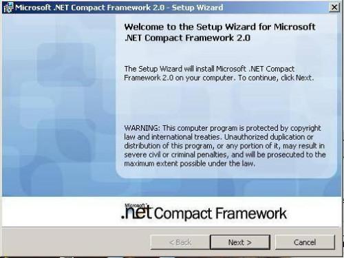 Cómo instalar Microsoft Net Compact Framework 2.0