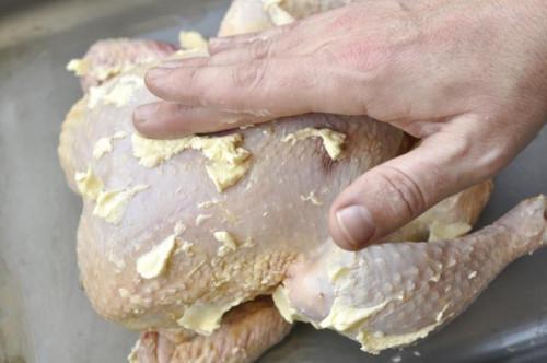 Cómo cocer al horno de pollo a 375