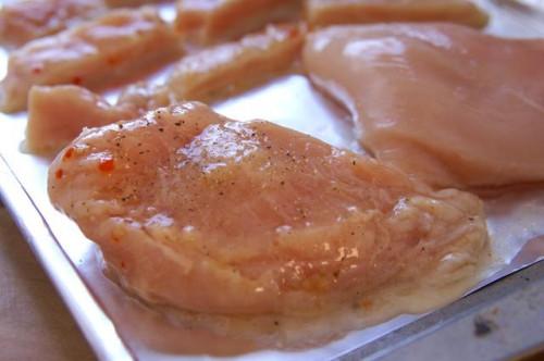 Cómo cocer al horno pechugas de pollo a triturar