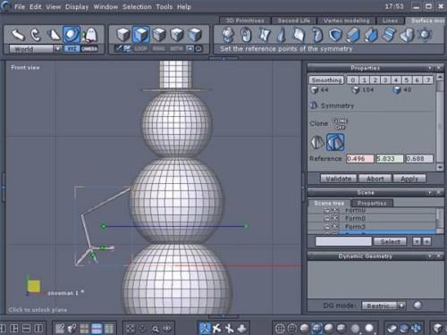 Cómo hacer un muñeco de nieve 3D