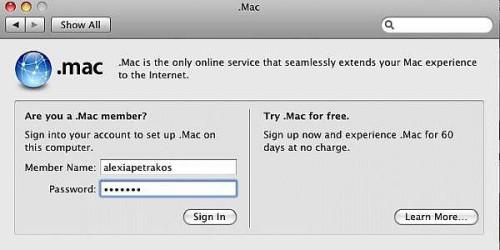 Cómo preparar una cuenta .Mac para MobileMe