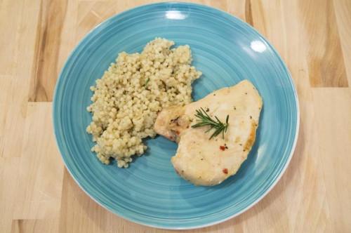 Cómo cocer al horno pechuga de pollo sin piel en aderezo italiano