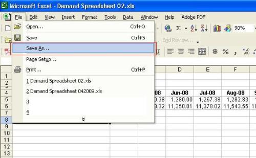 Cómo guardar una hoja de cálculo de Excel en formato de Microsoft Works