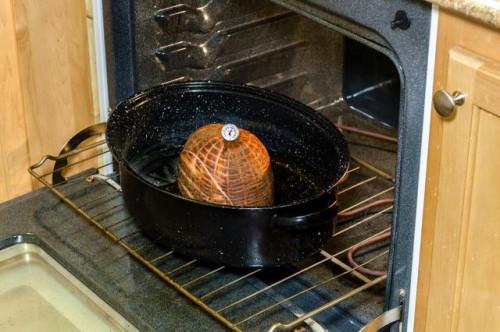 Cómo cocer al horno un Precocinado espiral jamón