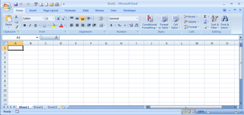 Partes de Excel para Windows