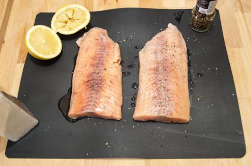 Cómo cocinar salmón sin piel